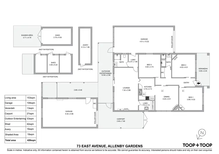 Floorplan of Homely house listing, 73 East Avenue, Allenby Gardens SA 5009