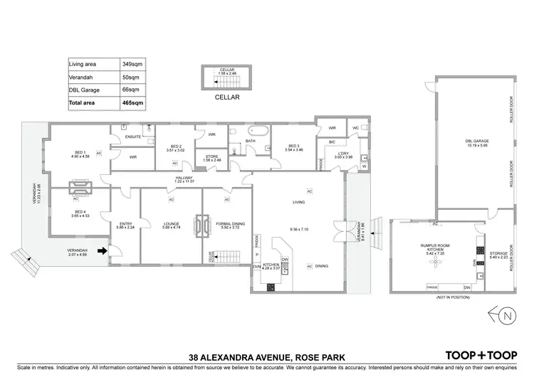 Floorplan of Homely house listing, 38 Alexandra Avenue, Rose Park SA 5067