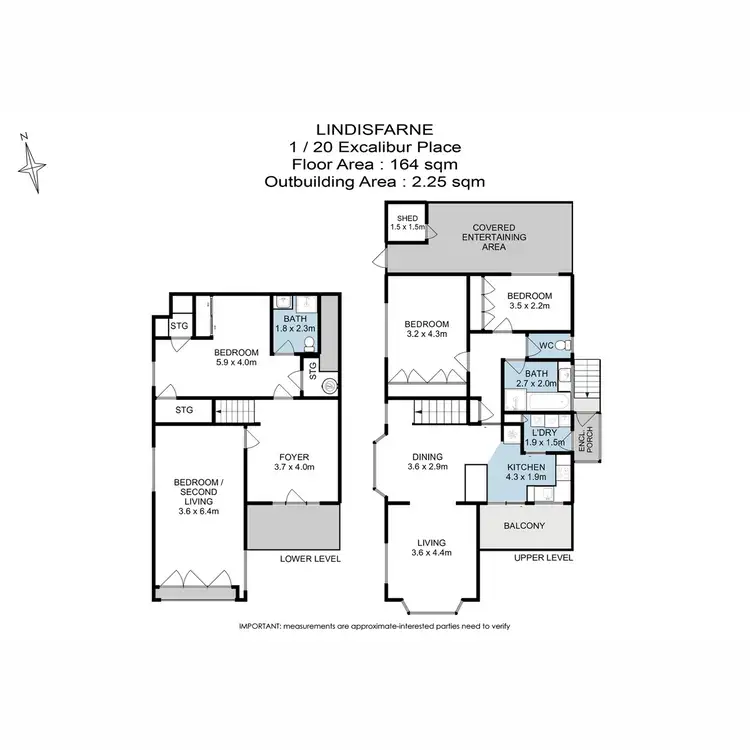 Floorplan of Homely villa listing, 1/20 Excalibur Place, Lindisfarne TAS 7015