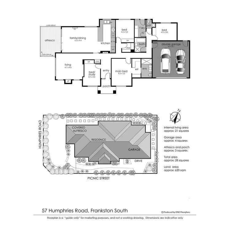Floorplan of Homely house listing, 57 Humphries Road, Frankston South VIC 3199