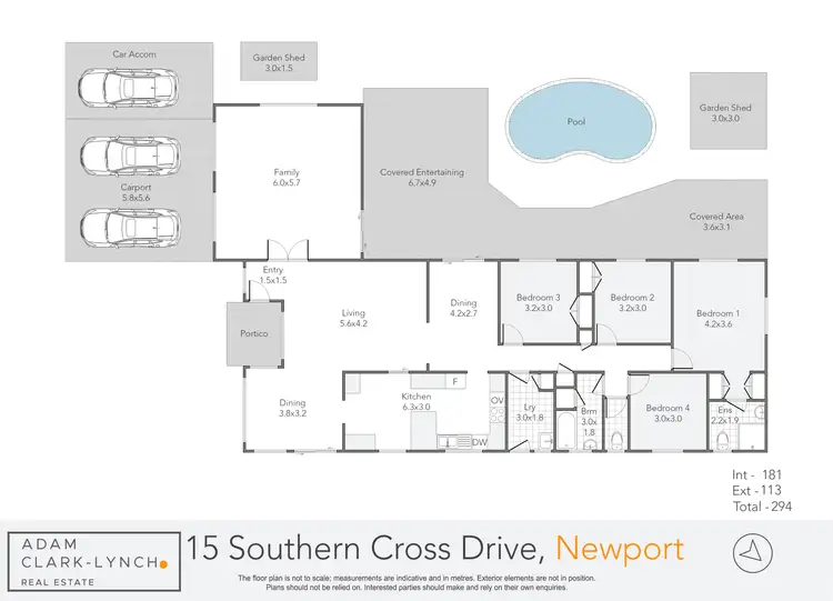 Floorplan of Homely house listing, 15 Southern Cross Drive, Newport QLD 4020