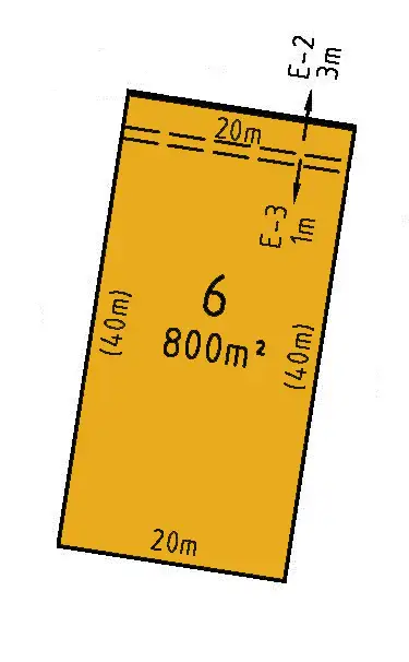Floorplan of Homely land listing, LOT 6 Snow Gum Road, Heyfield VIC 3858