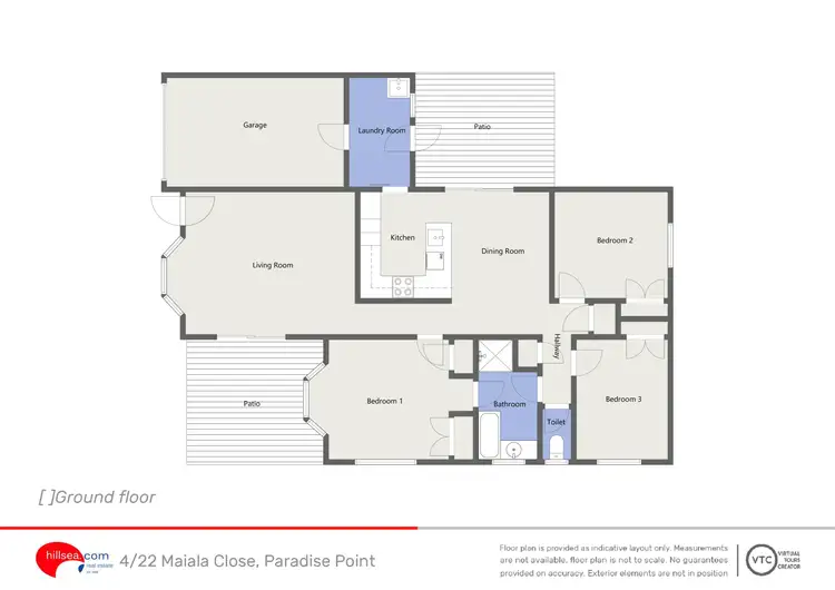 Floorplan of Homely house listing, 4/22 Maiala Close, Paradise Point QLD 4216