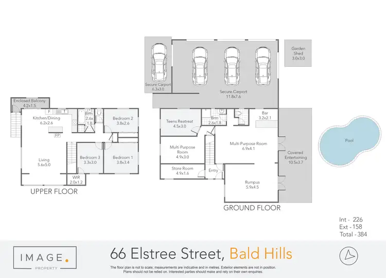 Floorplan of Homely house listing, 66 Elstree Street, Bald Hills QLD 4036