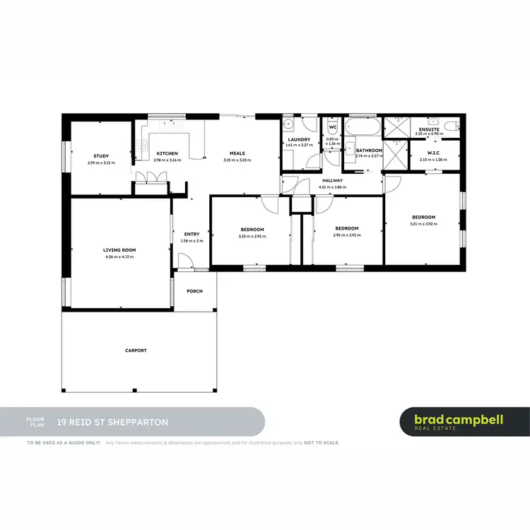 Floorplan of Homely house listing, 19 Reid Street, Shepparton VIC 3630