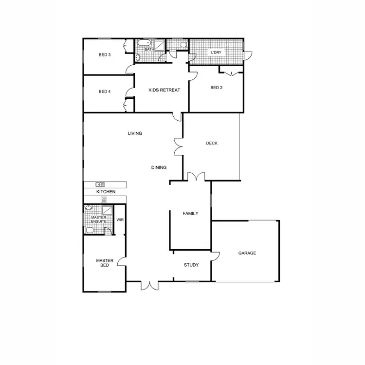 Floorplan of Homely house listing, 45 Pine Crest Drive, Kurwongbah QLD 4503