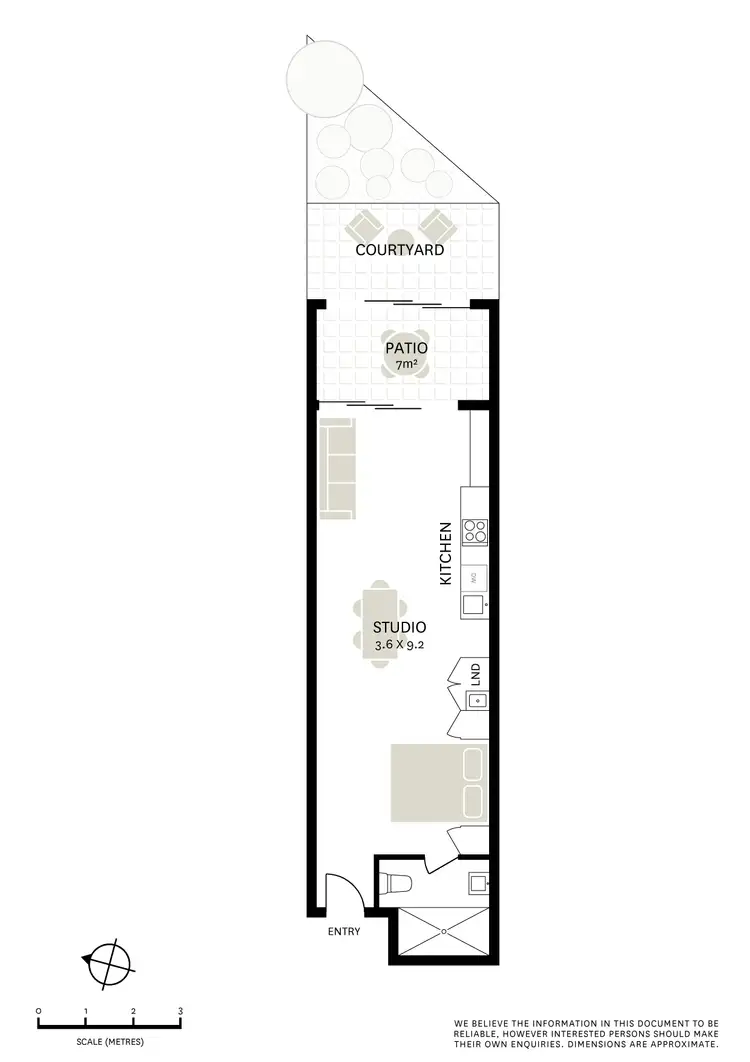 Floorplan of Homely studio listing, G02/74-76 Wyndham Street, Alexandria NSW 2015