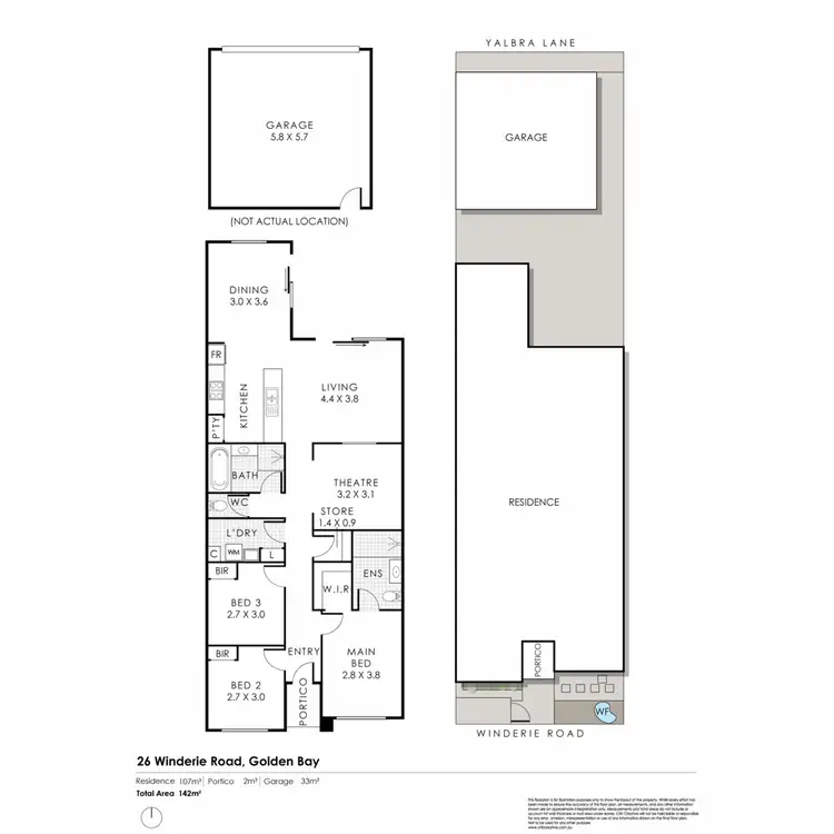 Floorplan of Homely house listing, 26 Winderie Road, Golden Bay WA 6174