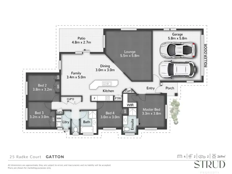 Floorplan of Homely house listing, 25 Radke Court, Gatton QLD 4343