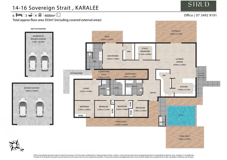 Floorplan of Homely house listing, 14-16 Sovereign Strait, Karalee QLD 4306