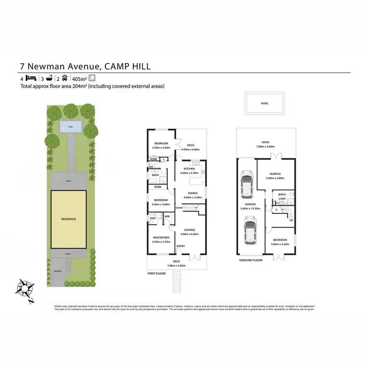 Floorplan of Homely house listing, 7 Newman Avenue, Camp Hill QLD 4152
