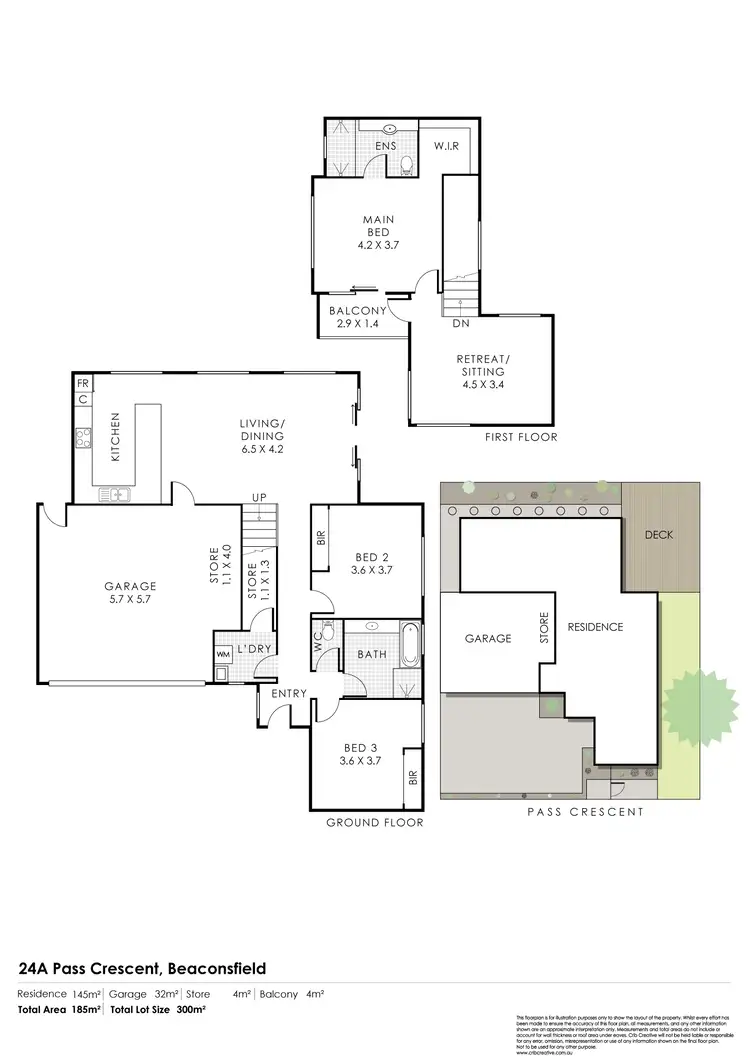 Floorplan of Homely house listing, 24A Pass Crescent, Beaconsfield WA 6162