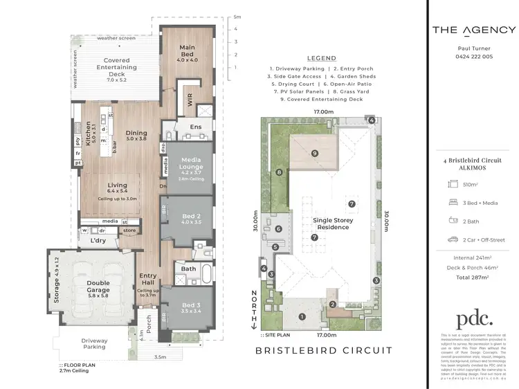 Floorplan of Homely house listing, 4 Bristlebird Circuit, Alkimos WA 6038
