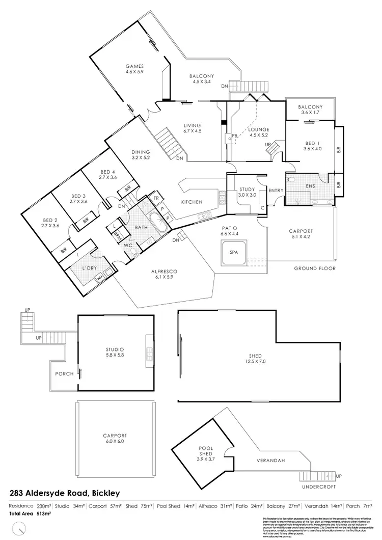 Floorplan of Homely house listing, 283 Aldersyde Road, Bickley WA 6076