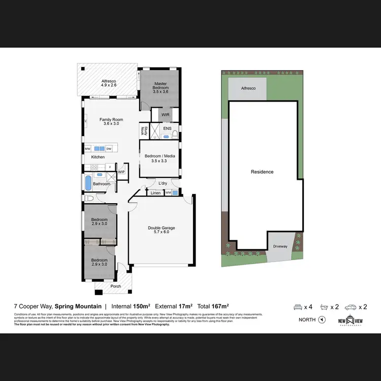 Floorplan of Homely house listing, 7 Cooper Way, Spring Mountain QLD 4300
