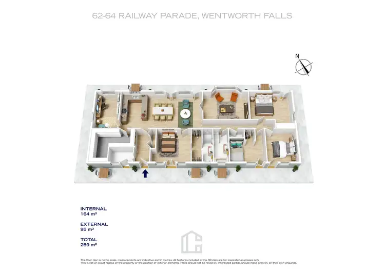 Floorplan of Homely house listing, 62-64 Railway Parade, Wentworth Falls NSW 2782