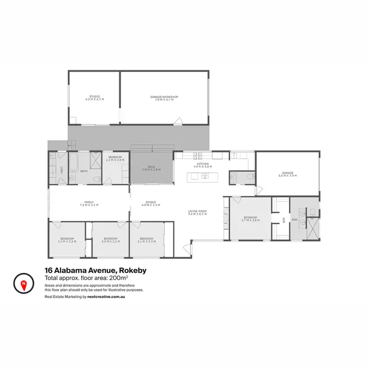Floorplan of Homely house listing, 16 Alabama Avenue, Rokeby TAS 7019