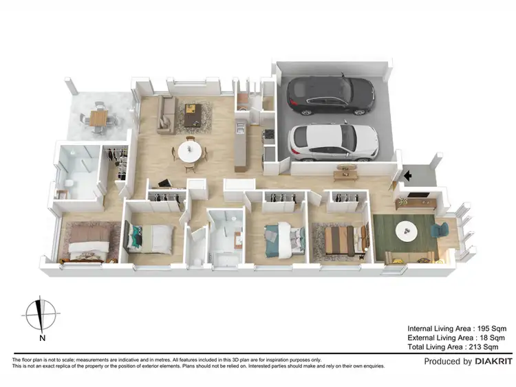 Floorplan of Homely house listing, 5 Wicker Road, Park Ridge QLD 4125