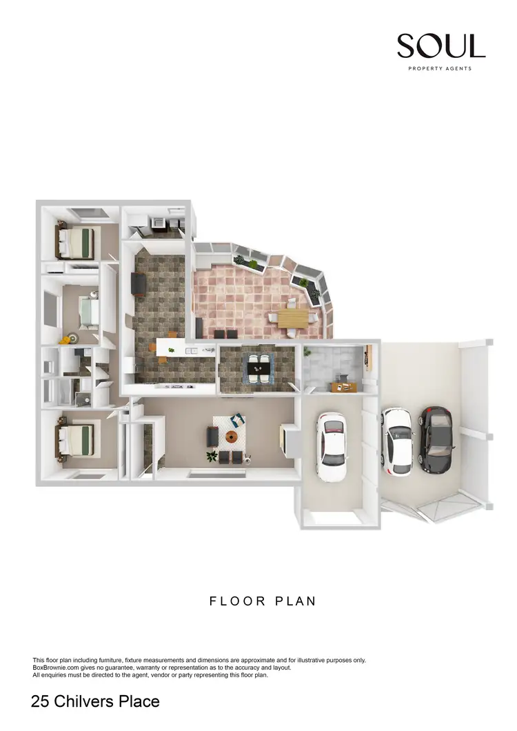 Floorplan of Homely house listing, 25 Chilvers Place, Griffith NSW 2680