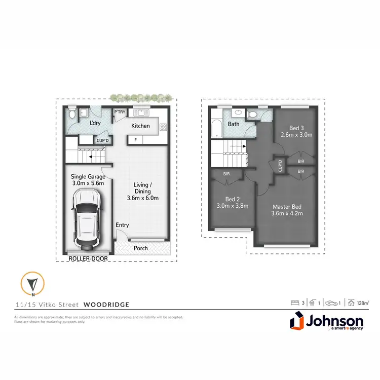 Floorplan of Homely townhouse listing, 11/15 Vitko Street, Woodridge QLD 4114