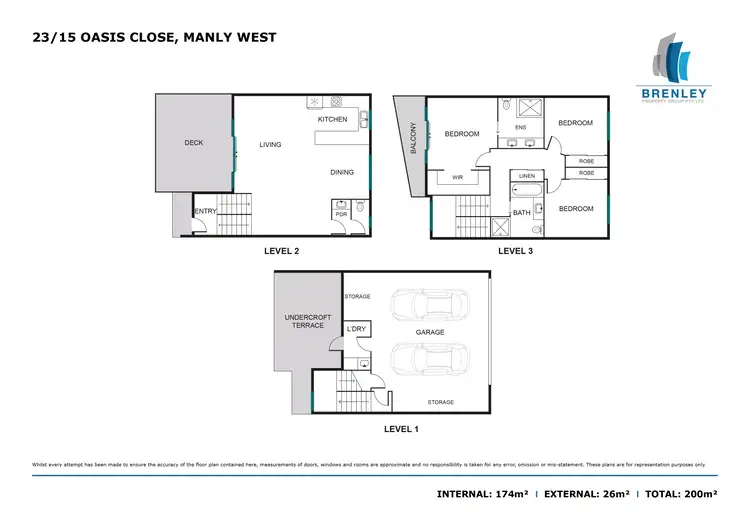 Floorplan of Homely townhouse listing, 23/15 Oasis Close, Manly West QLD 4179