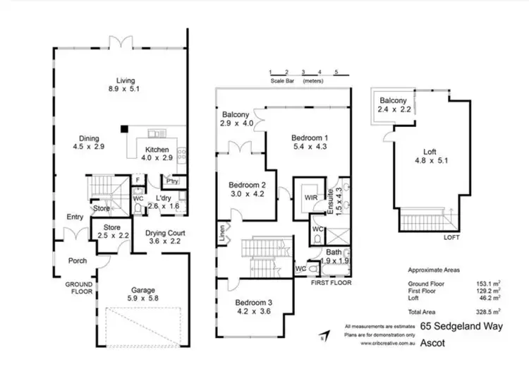 Floorplan of Homely house listing, 65 Sedgeland Way, Ascot WA 6104