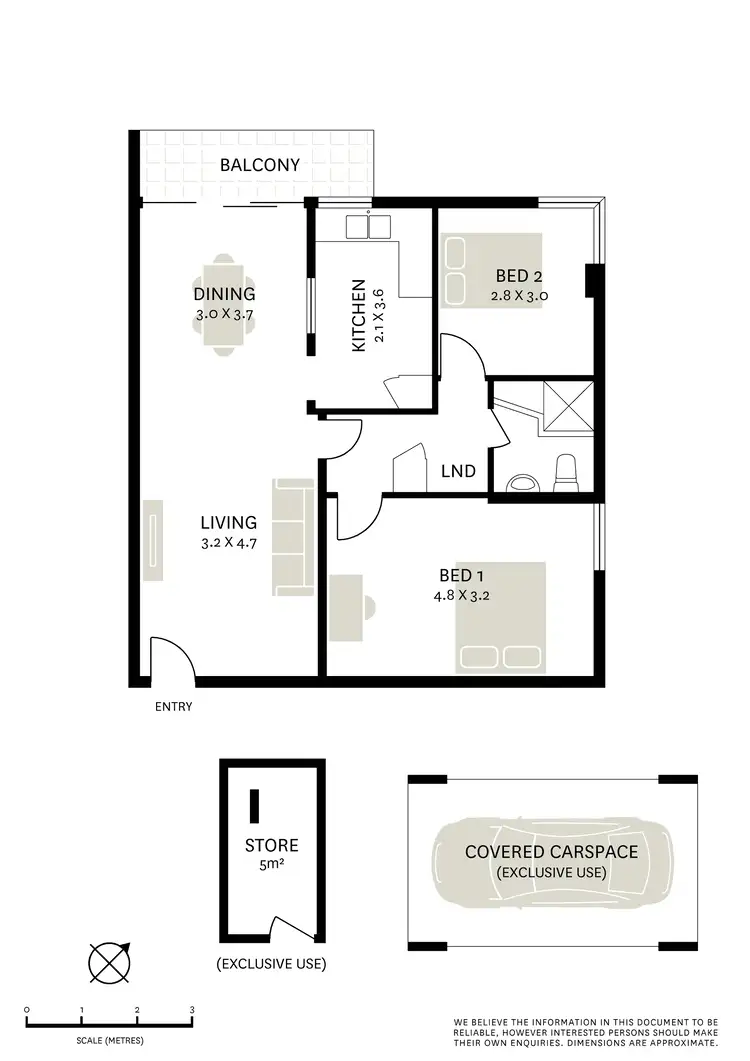 Floorplan of Homely apartment listing, 2/20 Somerset Street, Mosman NSW 2088
