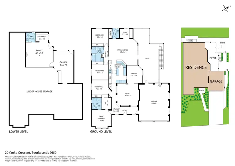 Floorplan of Homely house listing, 20 Yanko Crescent, Bourkelands NSW 2650