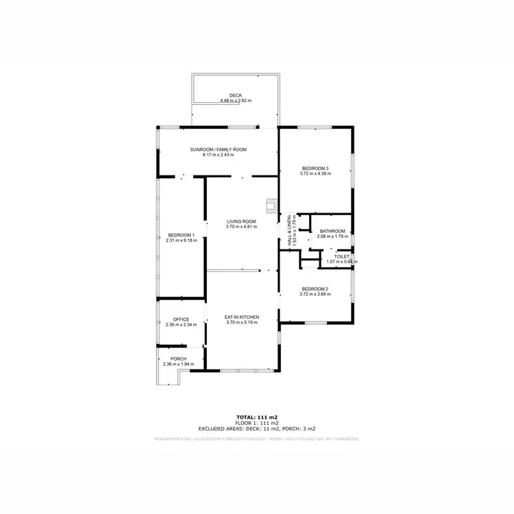 Floorplan of Homely house listing, 13 Whittle Street, Gatton QLD 4343