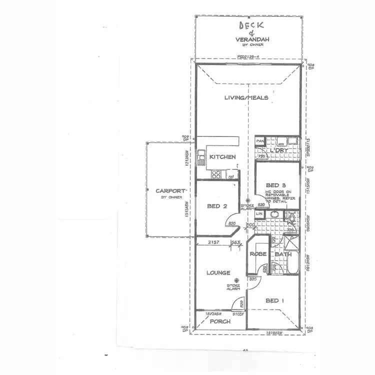 Floorplan of Homely unit listing, 3B Charles Street, Clare SA 5453