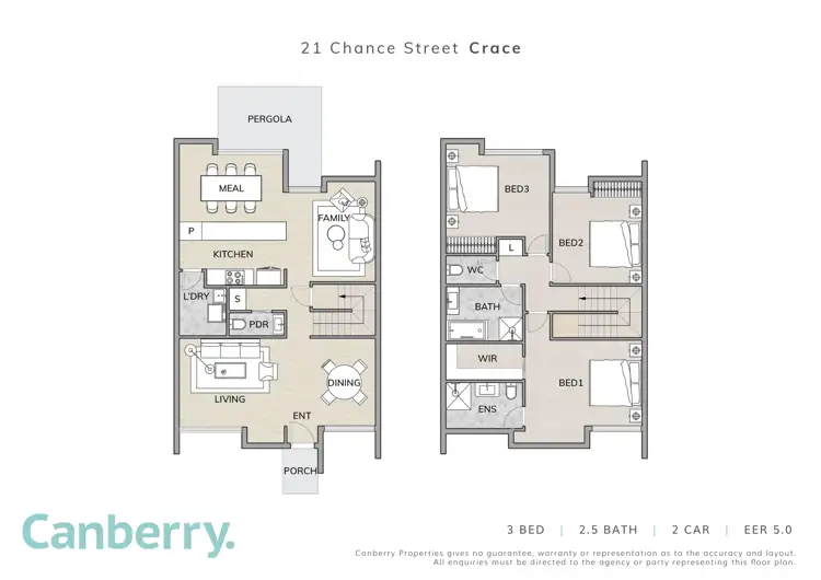 Floorplan of Homely house listing, 21 Chance Street, Crace ACT 2911