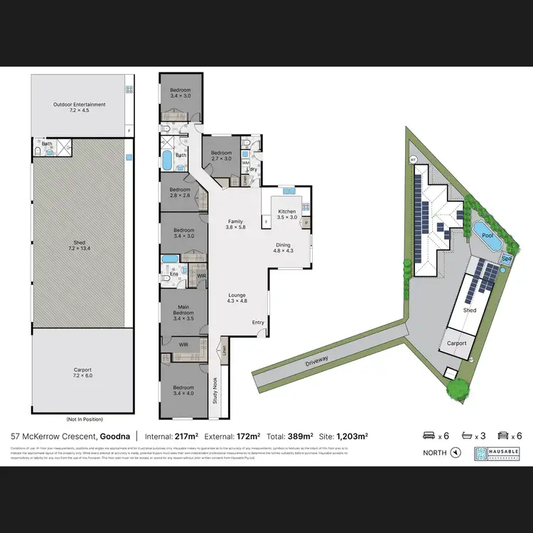 Floorplan of Homely house listing, 57 Mckerrow Crescent, Goodna QLD 4300