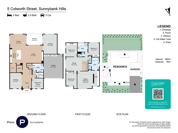 Floorplan of Homely house listing, 5 Colworth Street, Sunnybank Hills QLD 4109