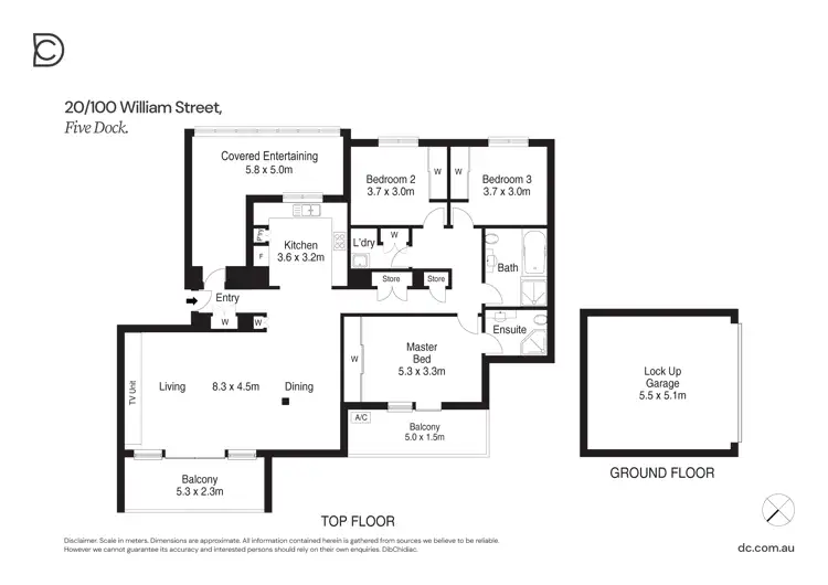 Floorplan of Homely apartment listing, 20/100 William Street, Five Dock NSW 2046