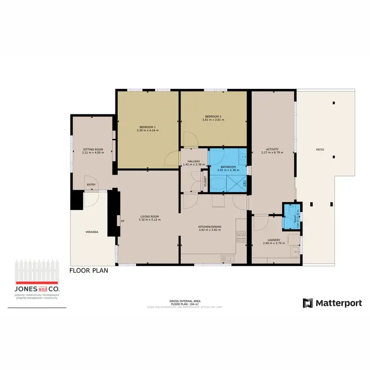 Floorplan of Homely house listing, 103 Second Avenue, Bassendean WA 6054