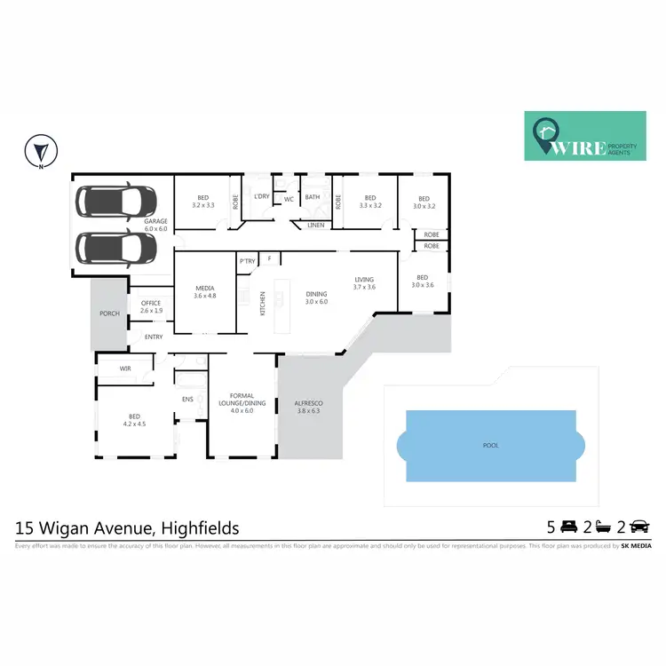 Floorplan of Homely house listing, 15 Wigan Avenue, Highfields QLD 4352