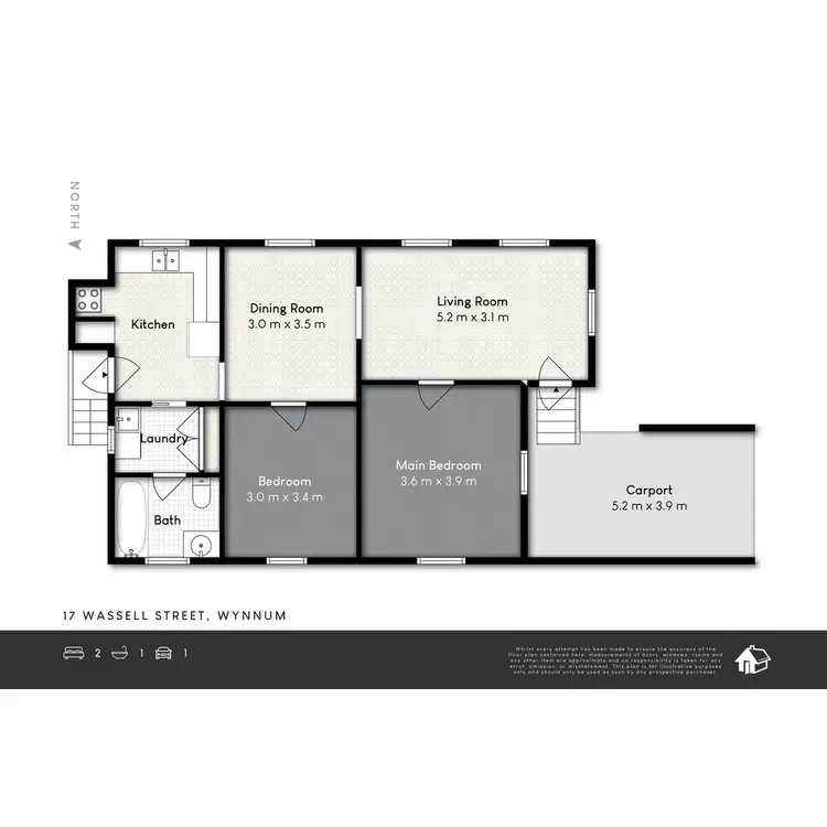 Floorplan of Homely house listing, 17 Wassell Street, Wynnum QLD 4178