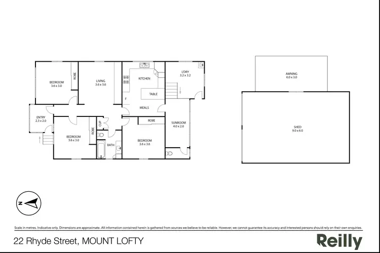 Floorplan of Homely house listing, 22 Rhyde Street, Mount Lofty QLD 4350