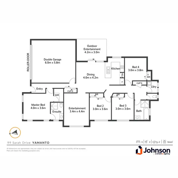 Floorplan of Homely house listing, 99 Sarah Drive, Yamanto QLD 4305