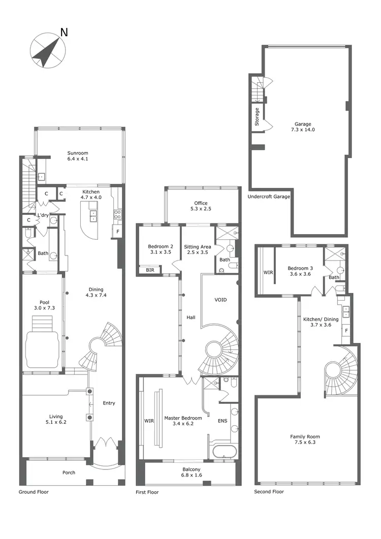 Floorplan of Homely house listing, 14 Edenderry Terrace, Subiaco WA 6008