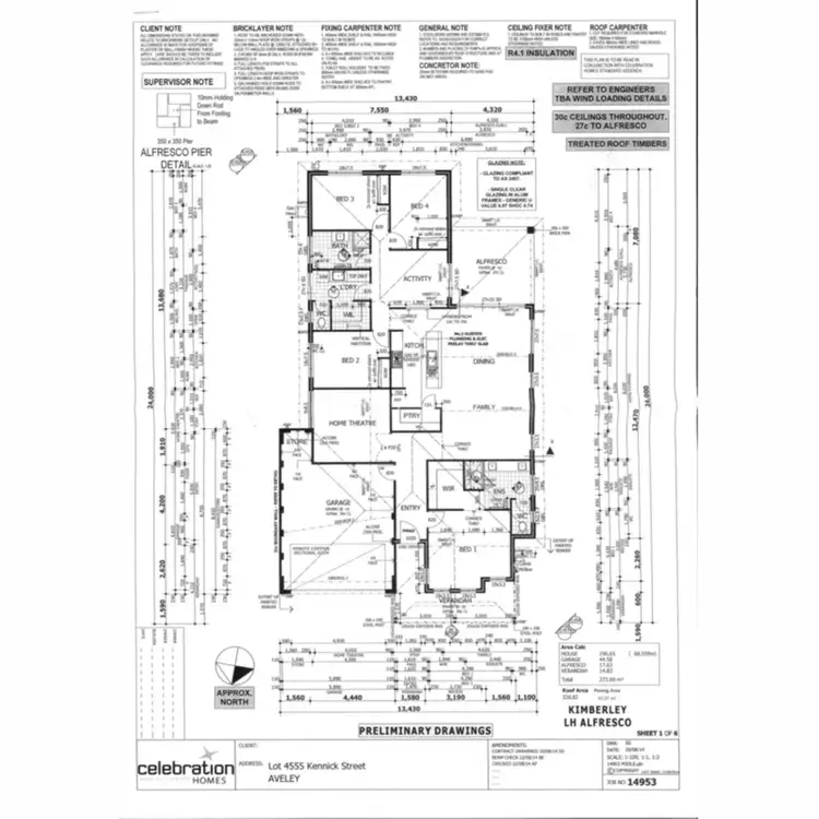 Floorplan of Homely house listing, 4 Kennick Street, Aveley WA 6069