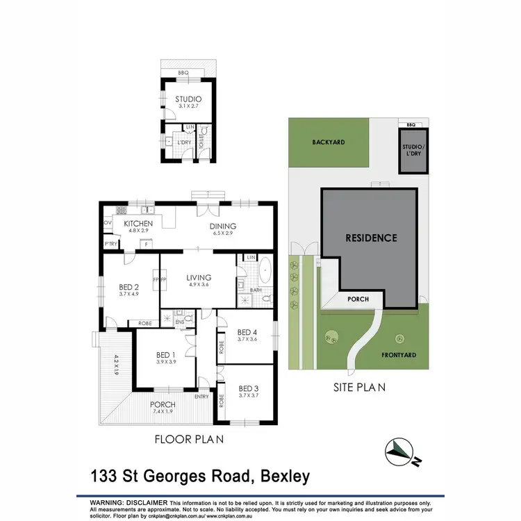 Floorplan of Homely house listing, 133 St Georges Road, Bexley NSW 2207