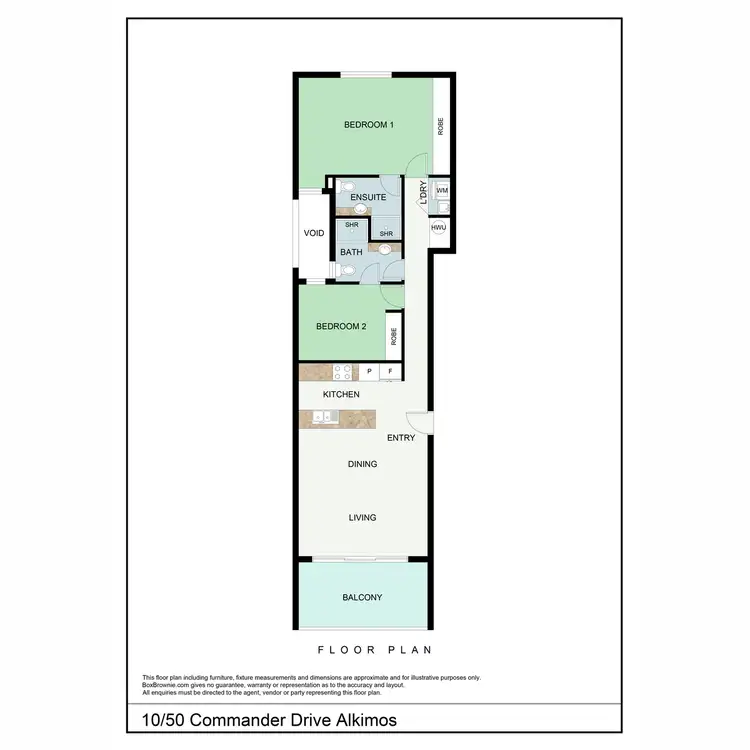 Floorplan of Homely house listing, 10/50 Commander Drive, Alkimos WA 6038