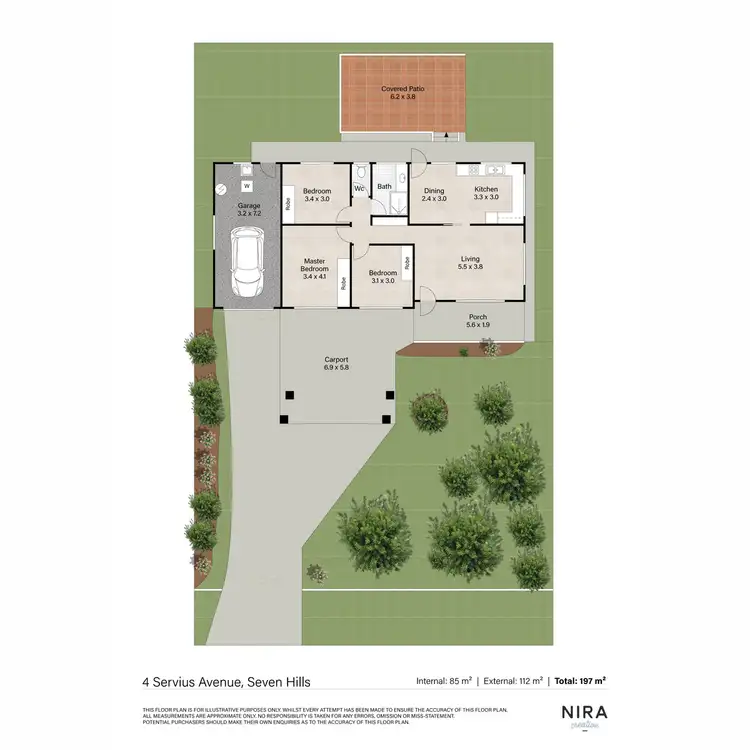 Floorplan of Homely house listing, 4 Servius Avenue, Seven Hills QLD 4170