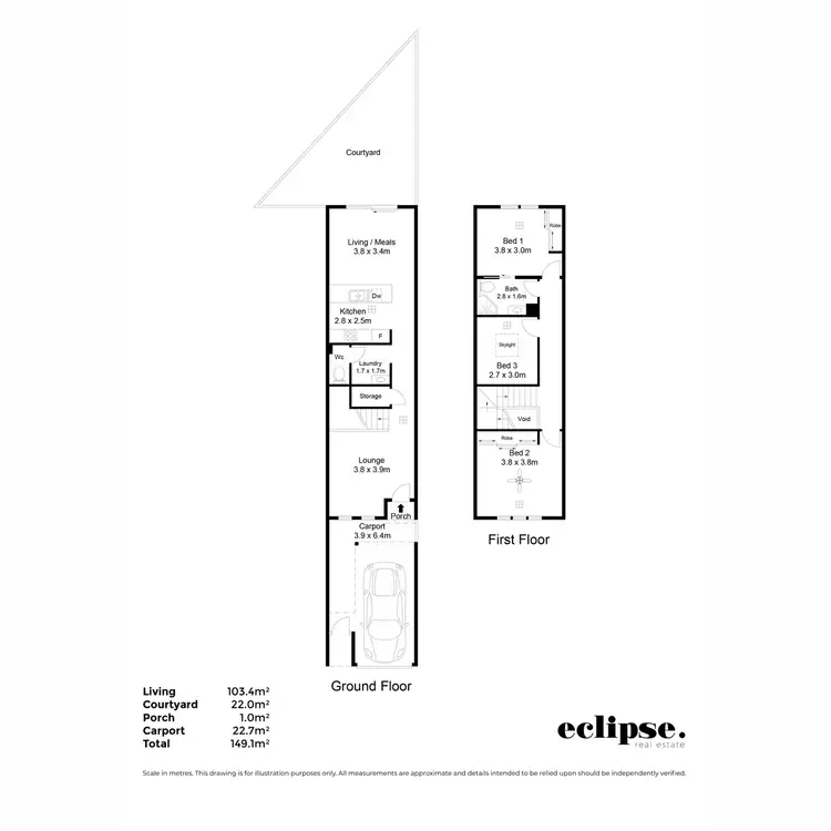 Floorplan of Homely house listing, 17/1-3 Mary Street, Mawson Lakes SA 5095