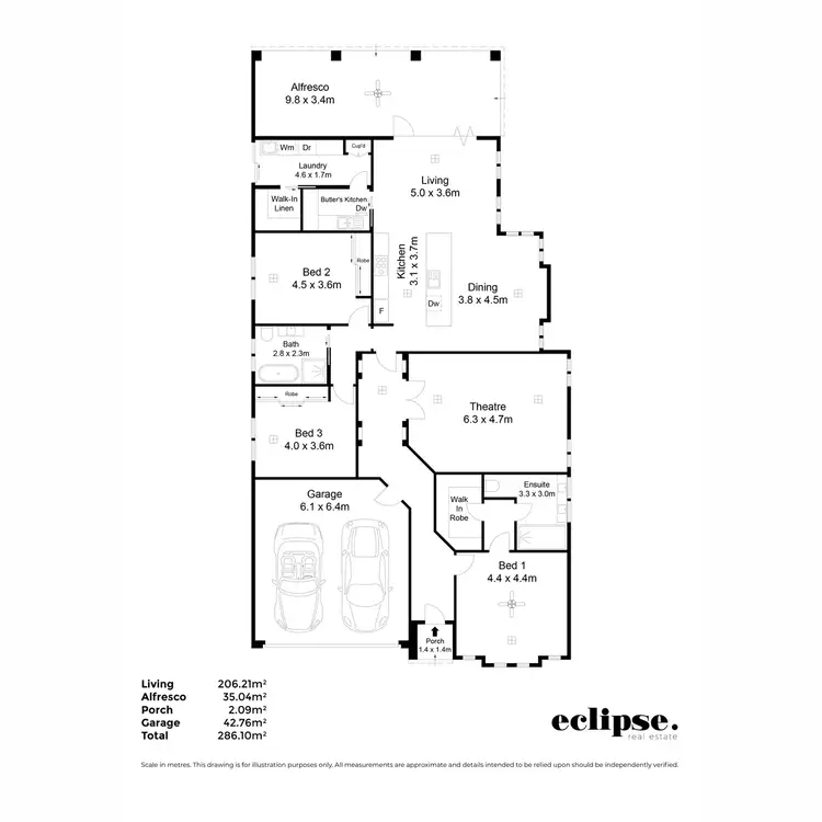 Floorplan of Homely house listing, 17 Falcon Avenue, Hampstead Gardens SA 5086