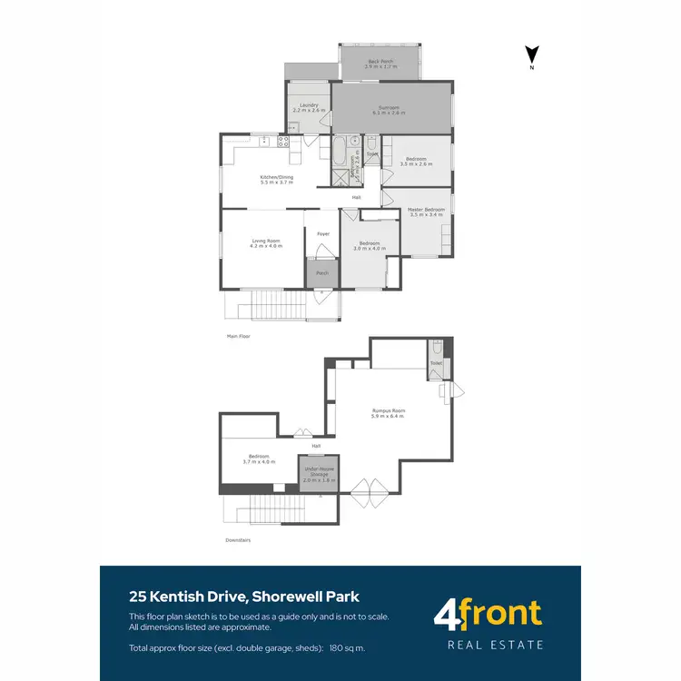Floorplan of Homely house listing, 25 Kentish Drive, Shorewell Park TAS 7320
