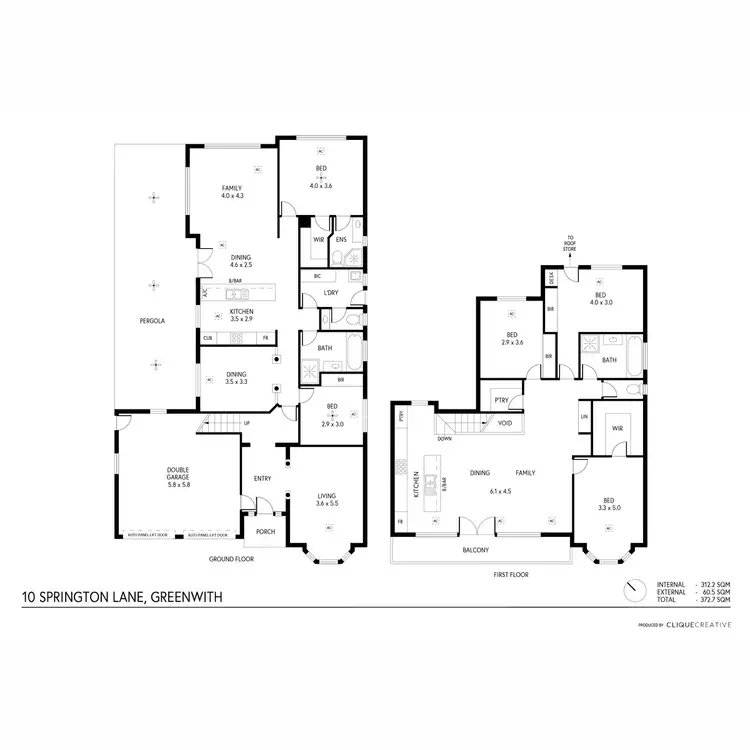 Floorplan of Homely house listing, 10 Springton Lane, Greenwith SA 5125