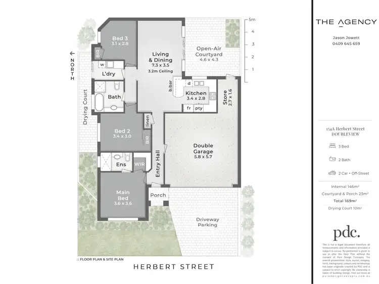 Floorplan of Homely house listing, 154A Herbert Street, Doubleview WA 6018