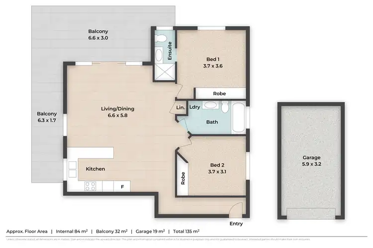 Floorplan of Homely apartment listing, 2/24 Lennon Street, Stafford QLD 4053